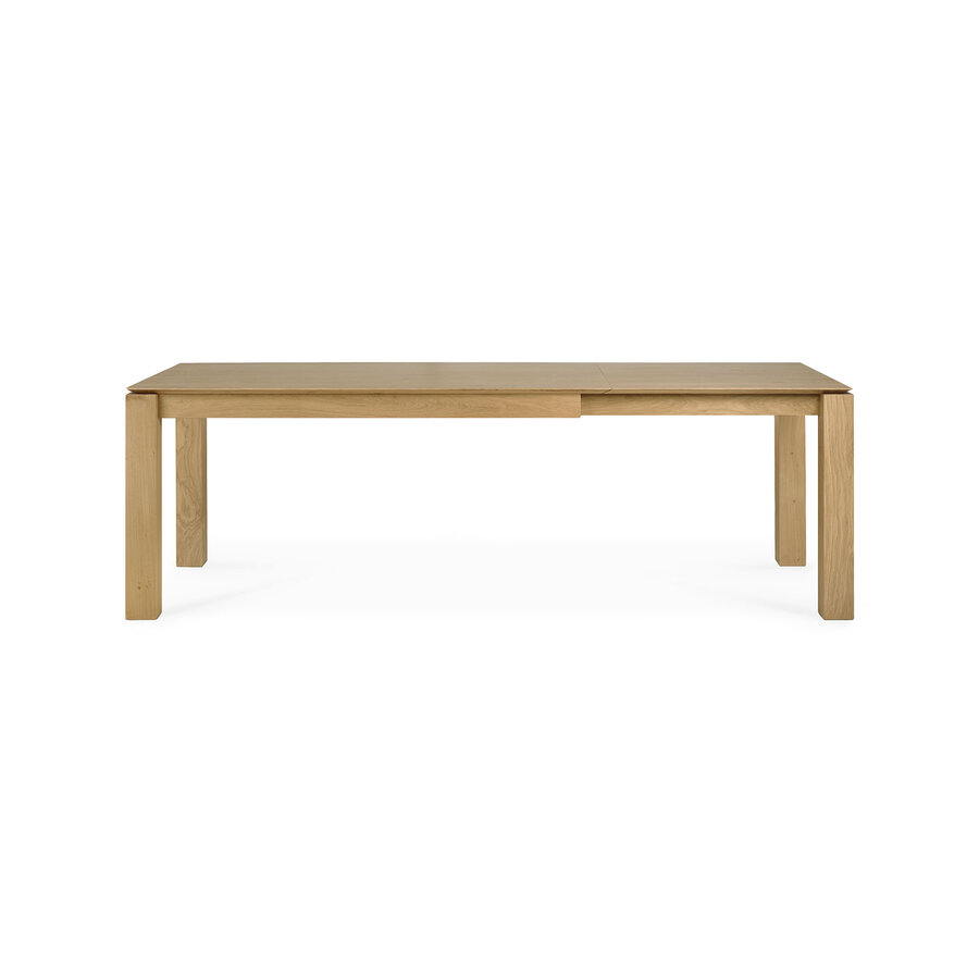 SLICE EXTANDABLE TABLE - OILED OAK 63''/94.5'' by Ethnicraft
