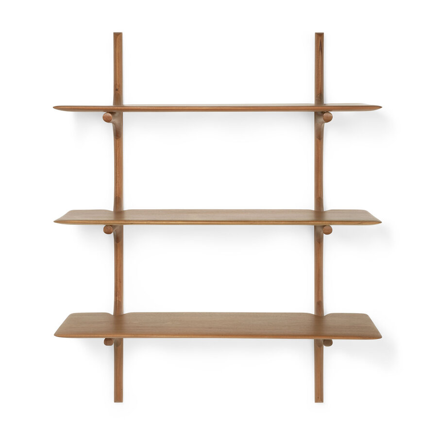 PI WALL SHELF - 3 SHELVES by Ethnicraft