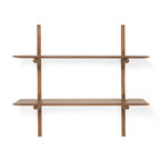 PI WALL SHELF - 2 SHELVES by Ethnicraft