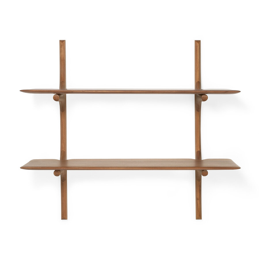 PI WALL SHELF - 2 SHELVES by Ethnicraft
