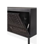 MEUBLE TV TABWA - TECK VERNI - NOIR 63'' par Ethnicraft