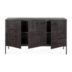 TABWA SIDEBOARD - VARNISHED TEAK - BLACK 59'' by  Ethnicraft