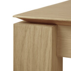 TABLE SLICE EXTANDABLE  -  OILED OAK 71''/110'' by Ethnicraft