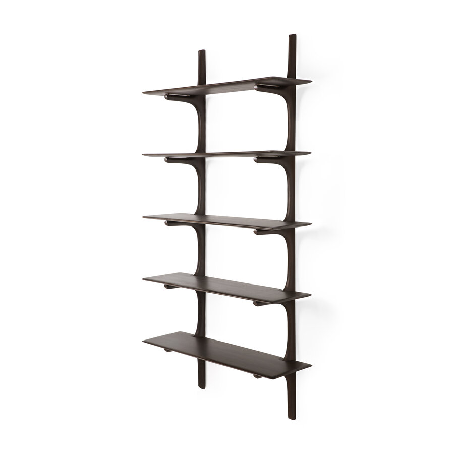 PI WALL SHELF - 5 SHELVES by Ethnicraft