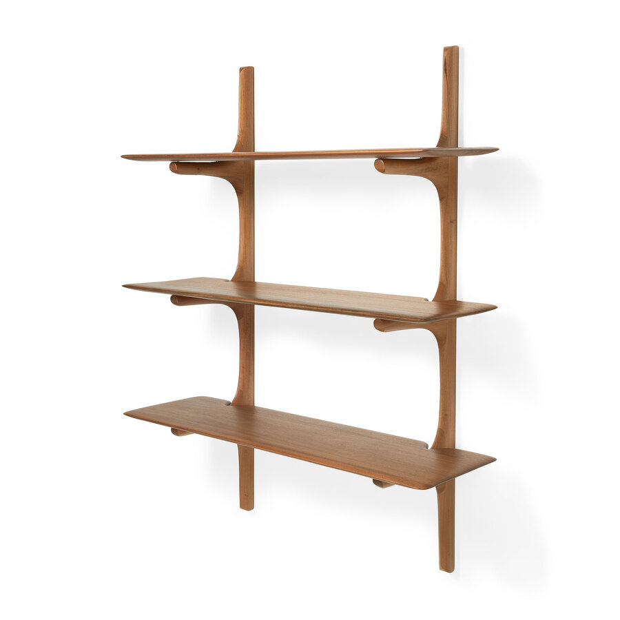 PI WALL SHELF - 3 SHELVES by Ethnicraft
