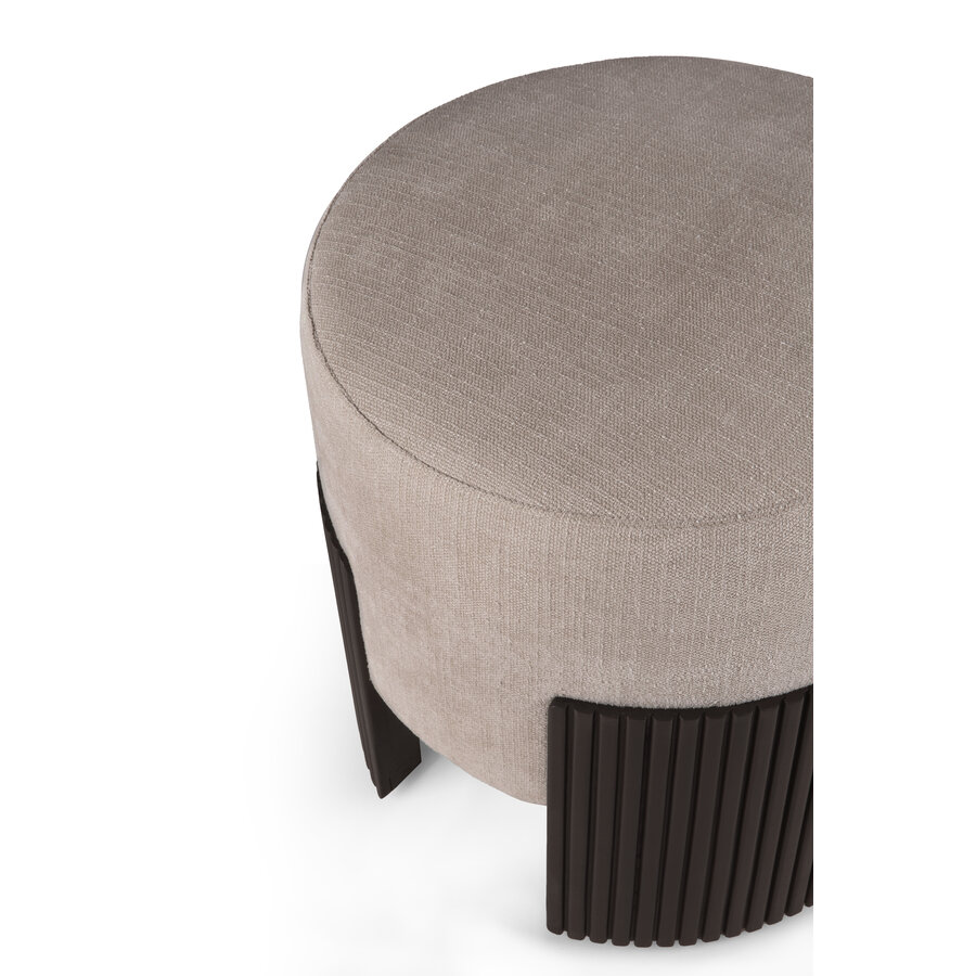 POUF ROLLER MAX - ACAJOU VERNI - BRUN FONCÉ par Ethnicraft