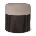 ROLLER MAX POUF  - VARNISHED MAHOGANY - DARK BROWN by Ethnicraft