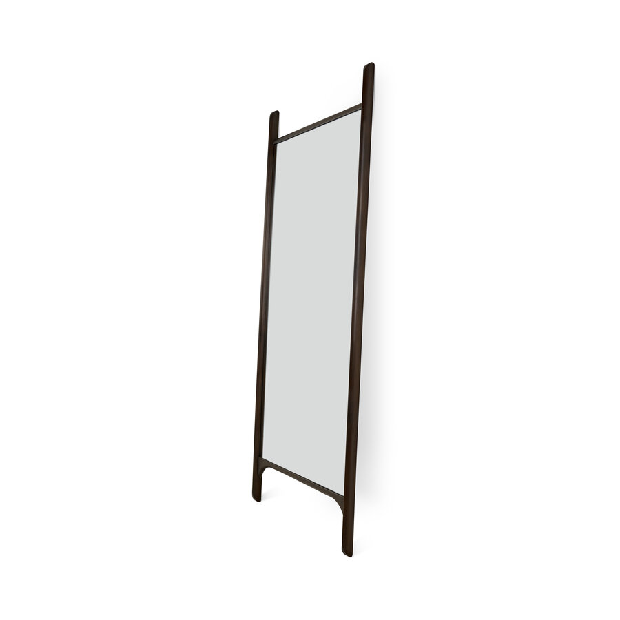 PI FLOOR MIRROR - VARNISHED MAHOGANY - DARK BROWN 31.5''x78.5'' by Ethnicraft