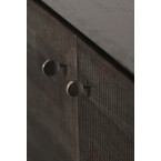 GROOVES SIDEBOARD - VARNISHED TEAK - OFF BLACK - 80'' by Ethnicraft