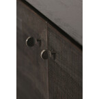 GROOVES SIDEBOARD - VARNISHED TEAK - OFF BLACK - 60'' by Ethnicraft
