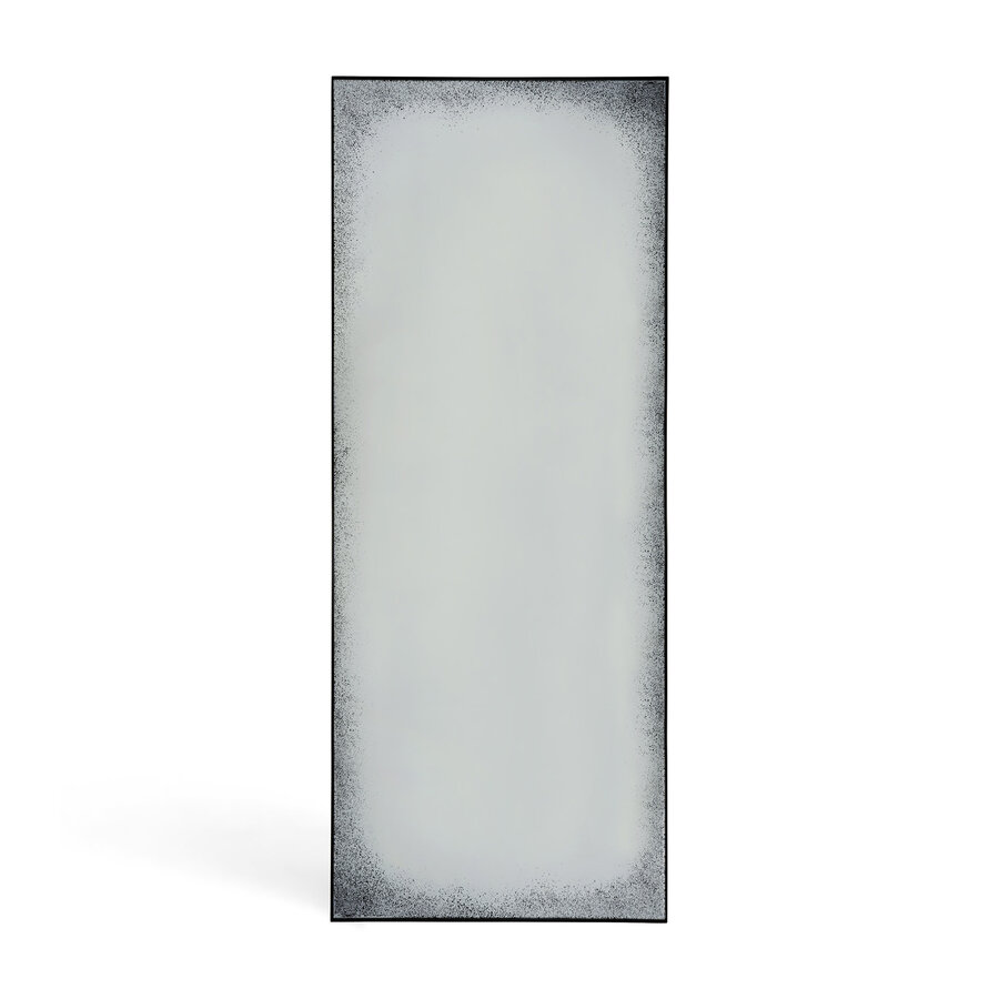 MIROIR DE SOL AGED -  CLAIR- CADRE EN MÉTAL NOIR - MOYENNEMENT ÂGÉ - RECTANGULAIRE 31.5 x 78.5 par Ethnicraft