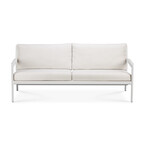 JACK OUTDOOR SOFA - ALUMINIUM - WHITE 2 SEATER+ by Ethnicraft