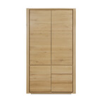 SHADOW DRESSER - OILED OAK - 3 DOORS - 2 DRAWERS by Ethnicraft