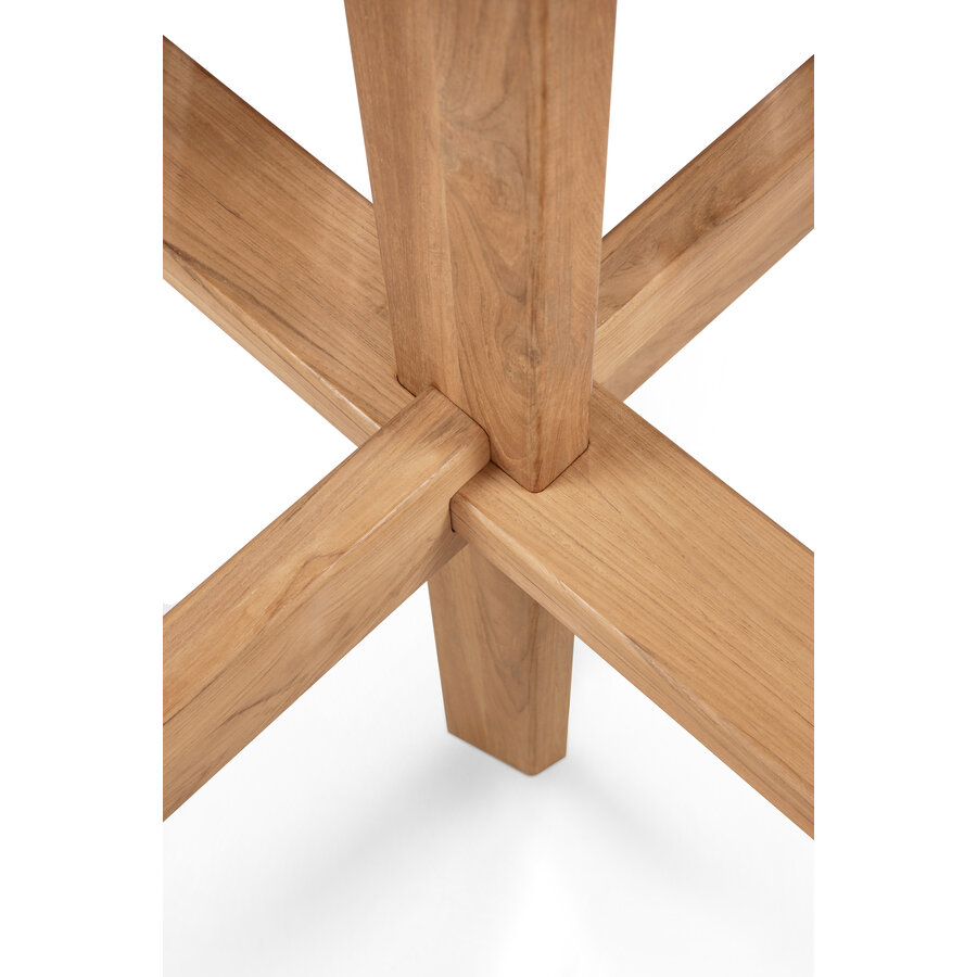 TABLE EXTÉRIEURE RONDE CIRCLE - TECK 53.5'' par Ethnicraft