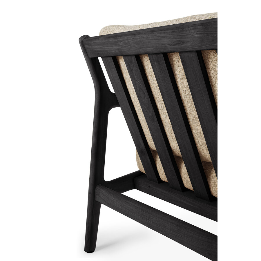 JACK OUTDOOR SOFA - VARNISHED TEAK - BLACK by Ethnicraft