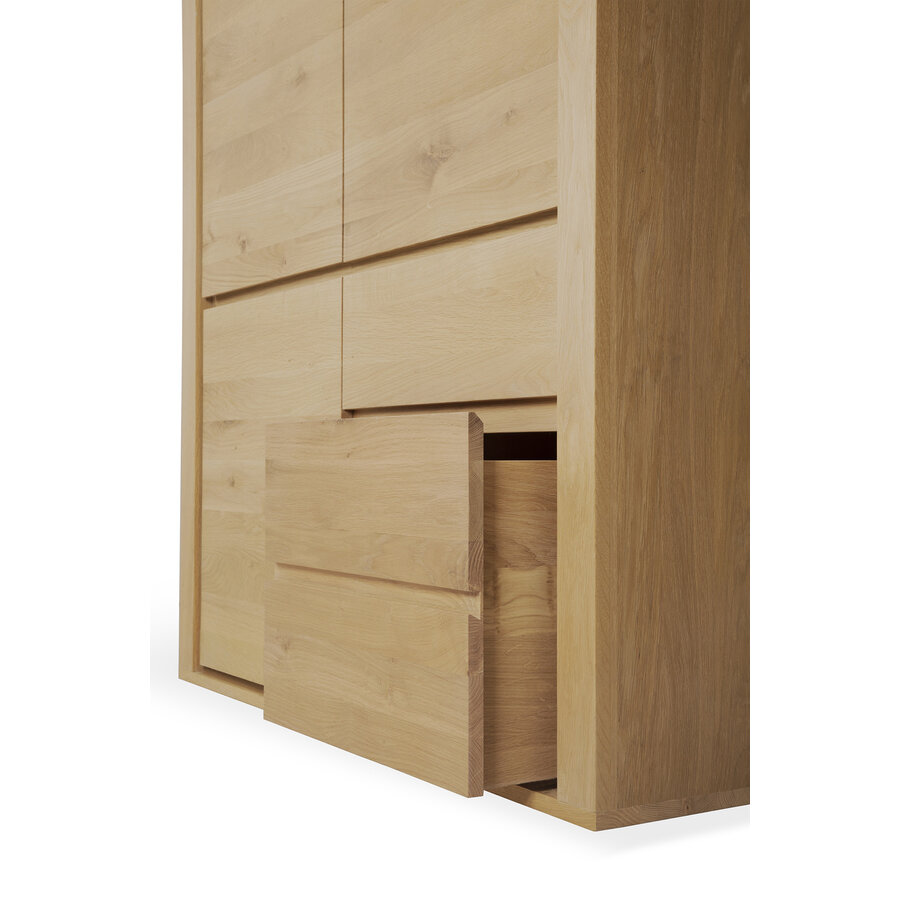 SHADOW DRESSER - OILED OAK - 3 DOORS - 2 DRAWERS by Ethnicraft