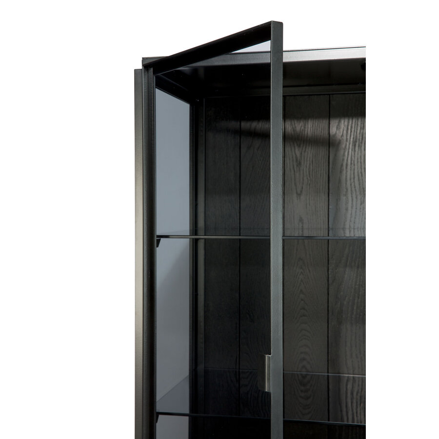 ARMOIRE ANDERS - MÉTAL NOIR - 2 PORTES - H71'' par Ethnicraft