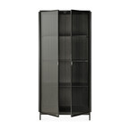 ARMOIRE ANDERS - MÉTAL NOIR - 2 PORTES - H71'' par Ethnicraft