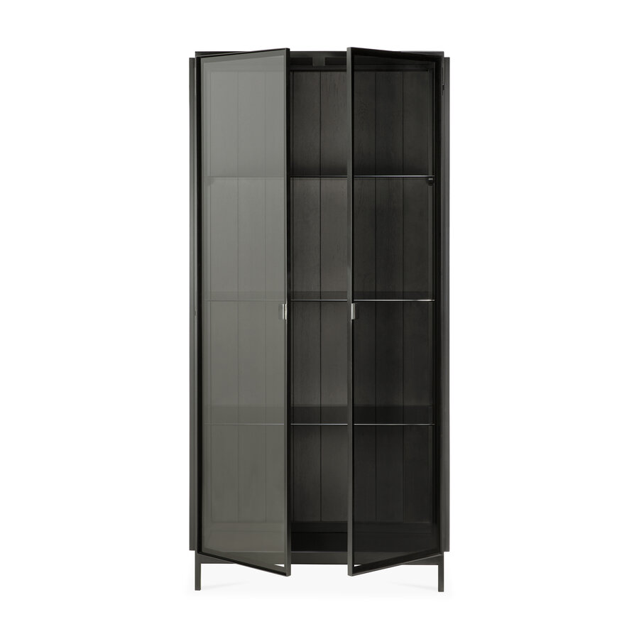 ARMOIRE ANDERS - MÉTAL NOIR - 2 PORTES - H71'' par Ethnicraft