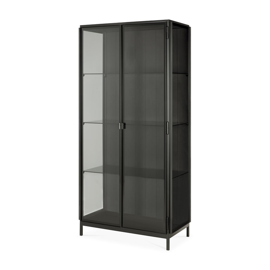 ARMOIRE ANDERS - MÉTAL NOIR - 2 PORTES - H71'' par Ethnicraft