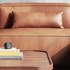 Mix bi-sectional vegan leather 3-pc by Gus* Modern