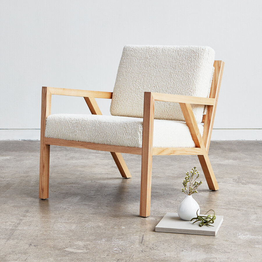 TRUSS ARMCHAIR NATURAL by Gus* Modern