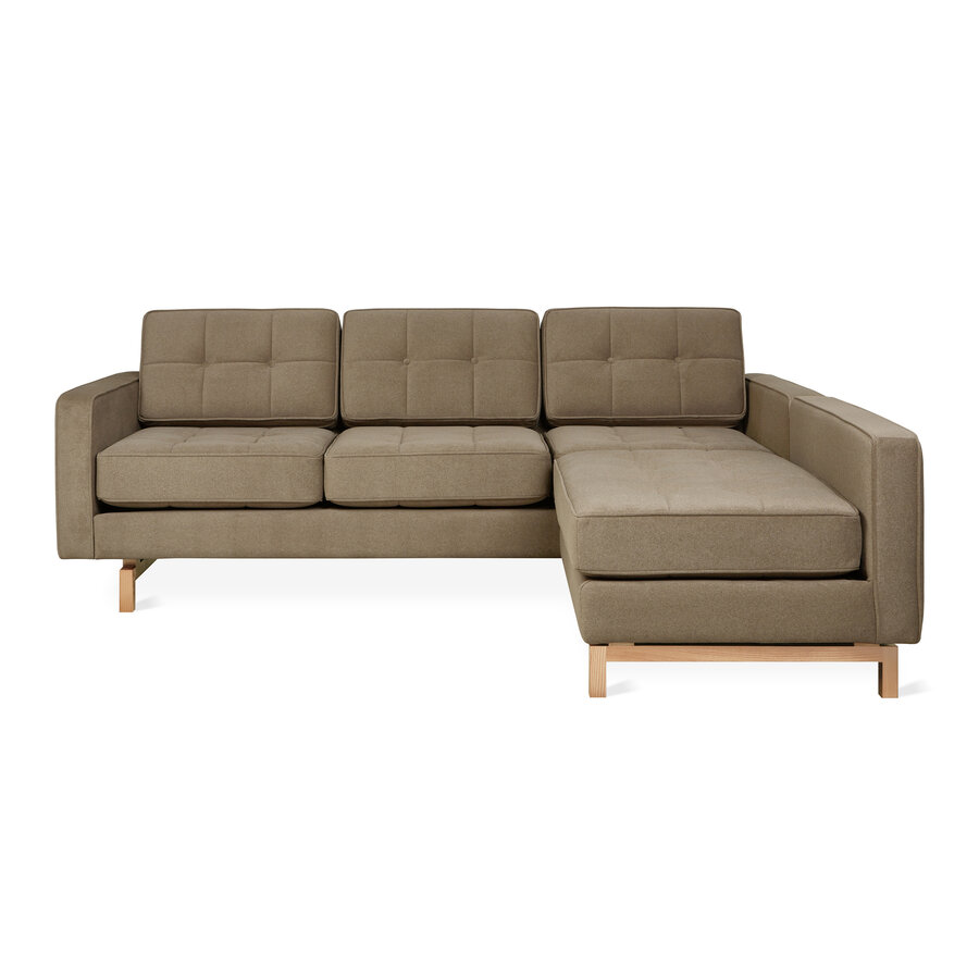 Jane 2 bi-sectional loft size and natural base by Gus* Modern