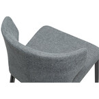 CABO CHAIR / GREY FABRIC AND WOOB BASE