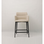 TABOURET COMPTOIR WILLIAMSBURG TISSU OATMEAL