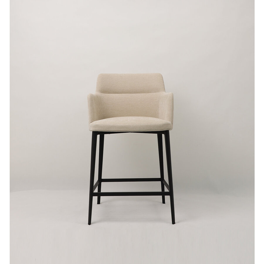 TABOURET COMPTOIR WILLIAMSBURG TISSU OATMEAL