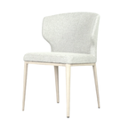 CHAISE CABO BEIGE / BASE MÉTALET IMPRESSION BOIS NATUREL