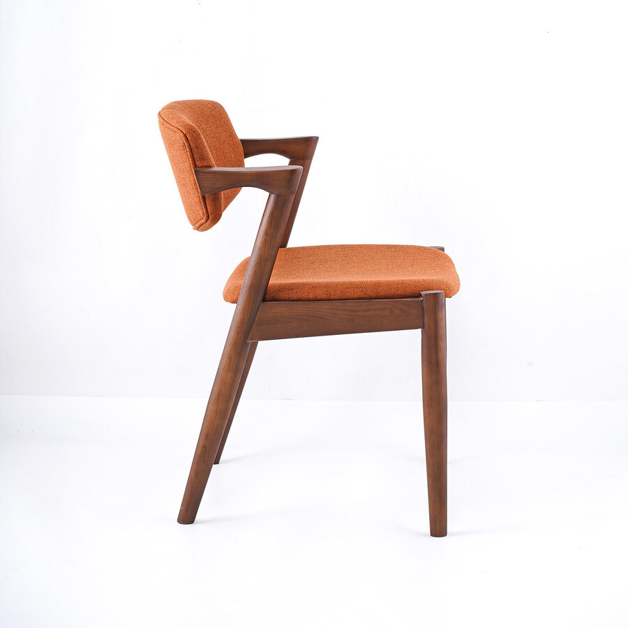 CHAISE BRERA TISSU ORANGE