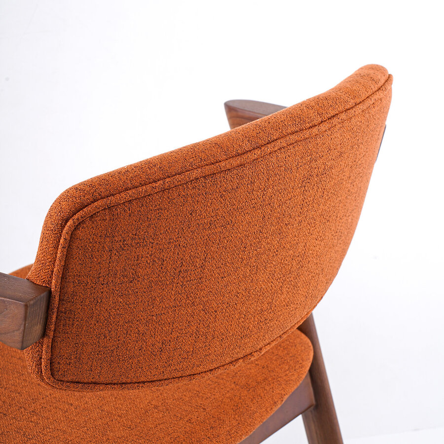 CHAISE BRERA TISSU ORANGE