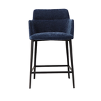 WILLIAMSBURG COUNTER STOOL FABIRC BLUE