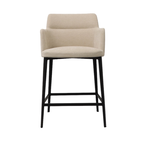 WILLIAMSBURG COUNTER STOOL FABIRC OATMEAL