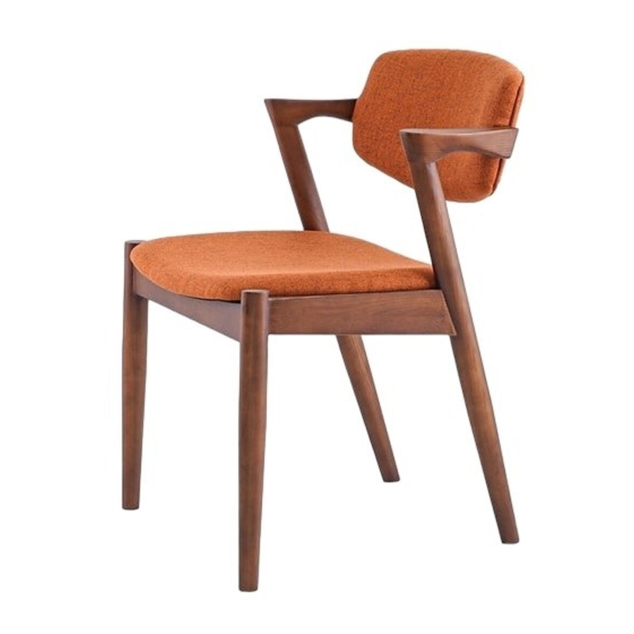 CHAISE BRERA TISSU ORANGE