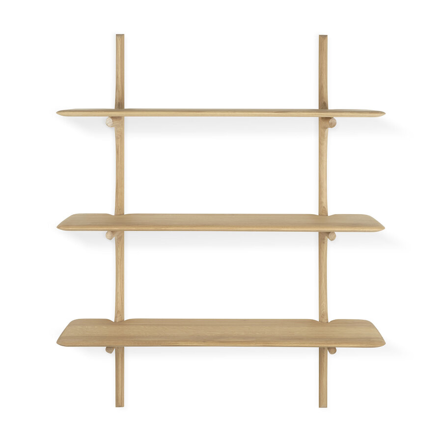 PI WALL SHELF - 3 SHELVES by Ethnicraft