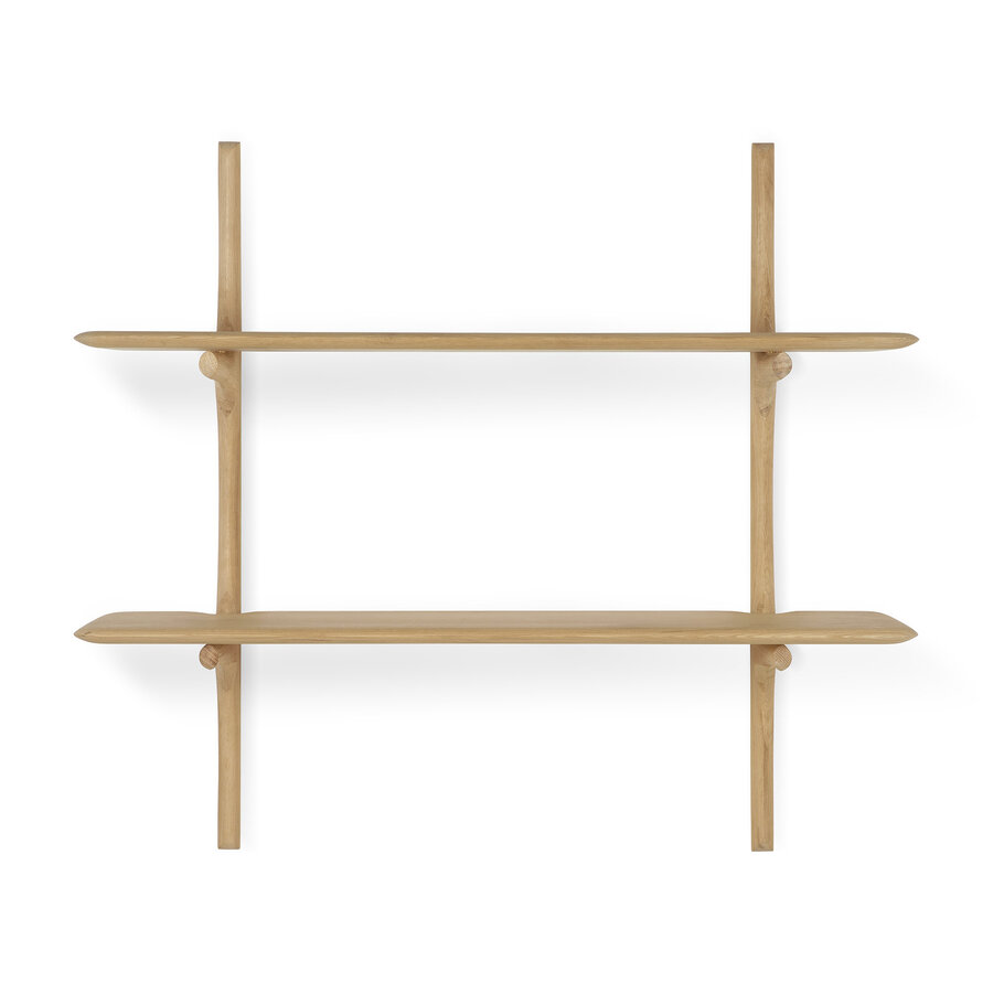 PI WALL SHELF - 2 SHELVES by Ethnicraft