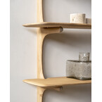 PI WALL SHELF - 2 SHELVES by Ethnicraft