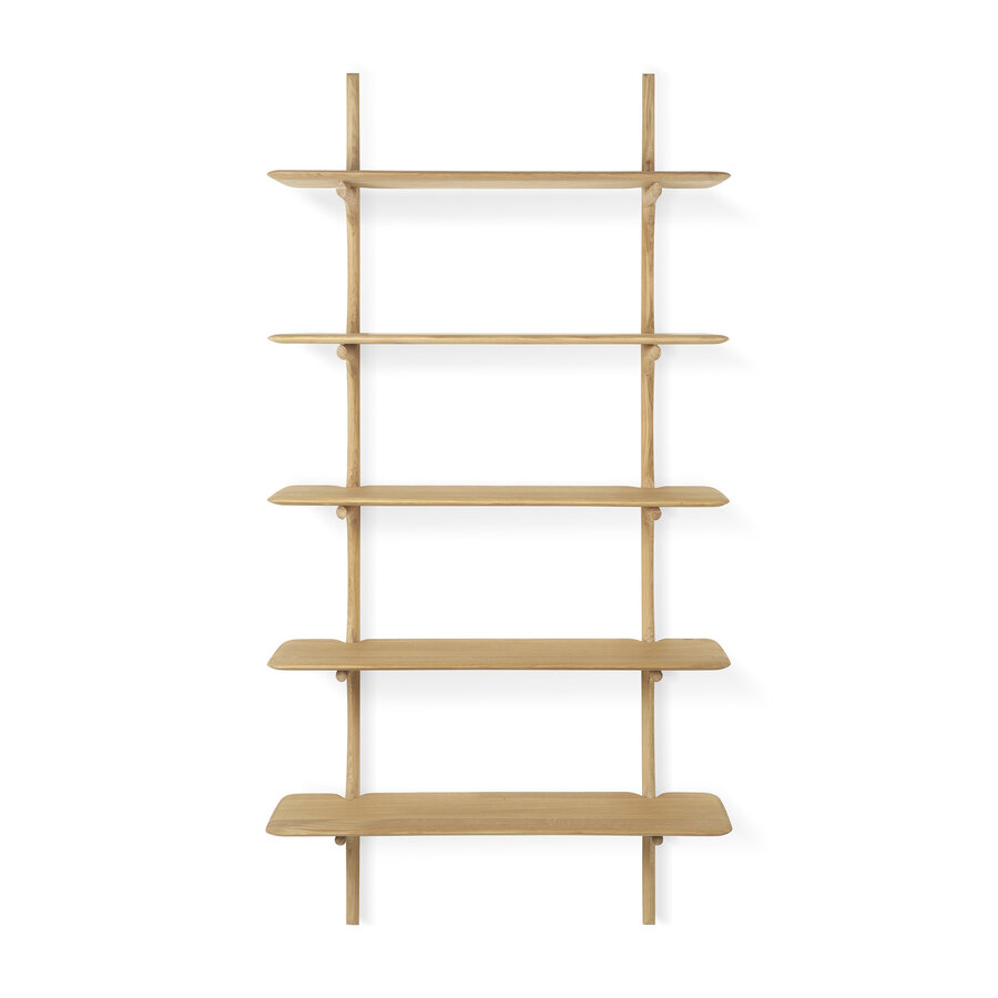 ÉTAGÈRE MURALE PI - 5 TABLETTES par Ethnicraft