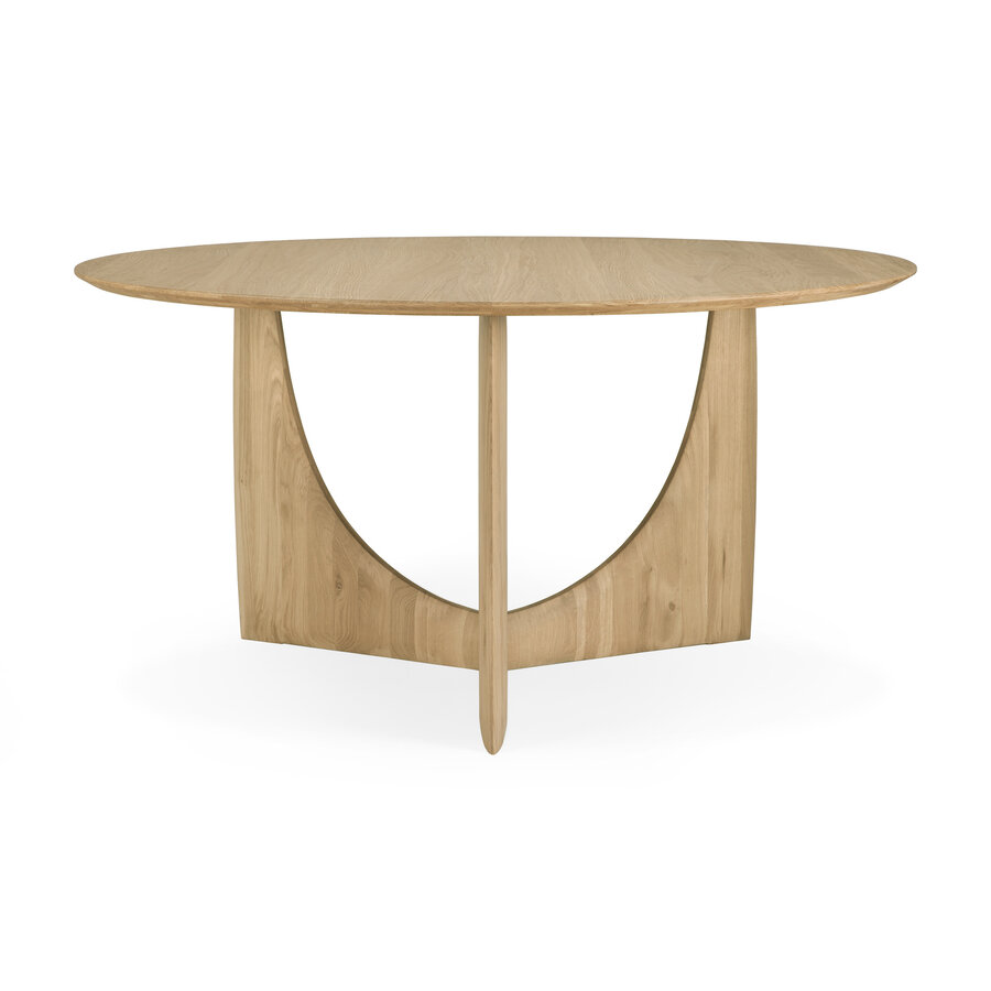 TABLE À DÎNER GEOMETRIC - RONDE 59'' par Ethnicraft