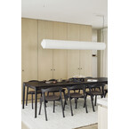 BOK CHAIR - VARNISHED OAK - BROWN - WARM BROWN FABRIC by Ethnicraft