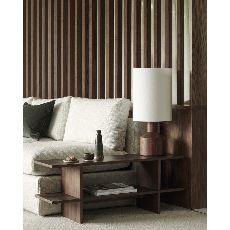 KABUKI SIDE TABLE - VARNISHED TEAK - BROWN by Ethnicraft