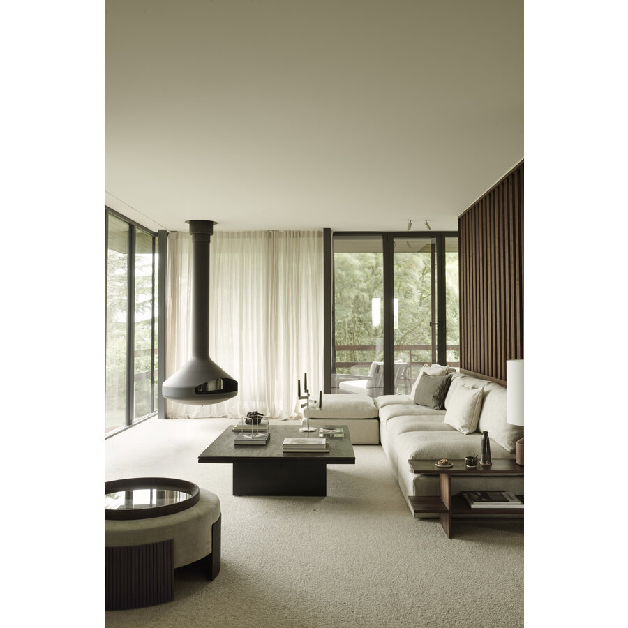 TABLE D'APPOINT KABUKI - TECK VERNI - BRUN par Ethnicraft