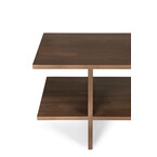 TABLE D'APPOINT KABUKI - TECK VERNI - BRUN par Ethnicraft