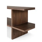 TABLE D'APPOINT KABUKI - TECK VERNI - BRUN par Ethnicraft