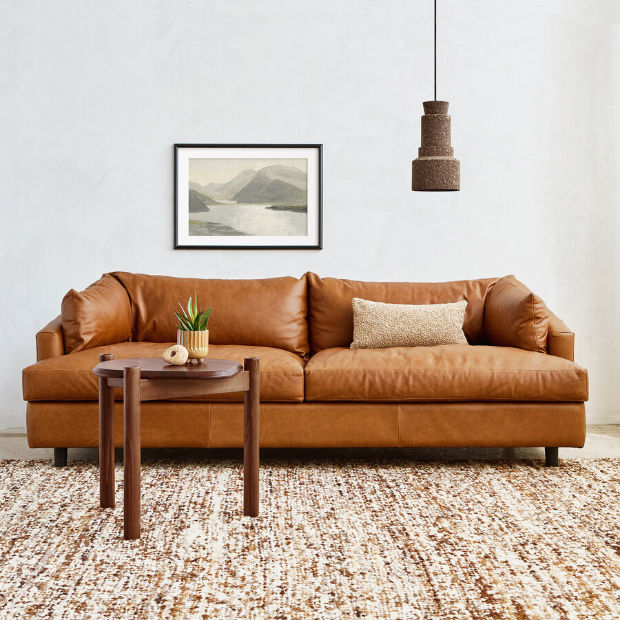 THALIA SOFA - LEATHER by Gus* Modern