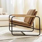KELSO ARMCHAIR LARIAT SAVANNAH / FRÊNE NATUREL by Gus* Modern
