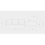 CANAPÉ LAUREL Merino mocha par Gus* Modern