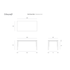 BOK DINING TABLE - RECTANGULAR E 63'' x 31.5'' by Ethnicraft